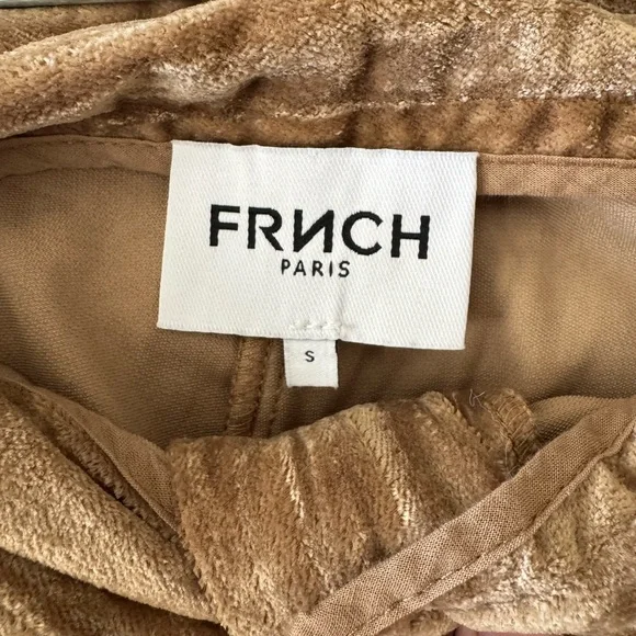 FRNCH Velvet Texture Pants - Picture 5 of 7